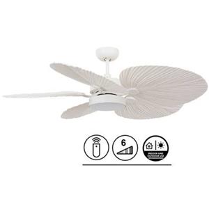 Beacon Indonesische stijl ventilator Bali LedØ 132cm wit 210654