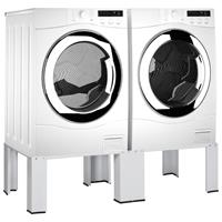 VIDAXL Doppeluntergestell für Wasch- und Trockenmaschine Weiß