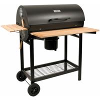 BBQ-TORO Holzkohle Grillwagen | Ø 42 x (L) 80 cm | Premium Kohle Smoker fahrbar