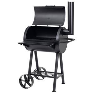 Tepro Holzkohlegrill Grillfass Kohlegrill Grillwagen Smoker Berkeley 64,5x43,5cm