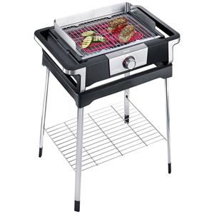 Severin 3000w Elektrogrill auf Beinen schwarz / Edelstahl - pg8117 - 