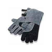 GEFU Grillhandschuhe BBQ, Veloursleder, Kochhandschuhe, Ofenhandschuhe, Silikon, 89529 - 