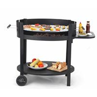 Tepro Holzkohlegrill Chill & Grill Calypso Kohlegrill Grillwagen mit Rollen