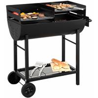 Tepro Holzkohlegrill Grillfass Grillwagen Kohlengrill Ölfassgrill Grill Detroit - 