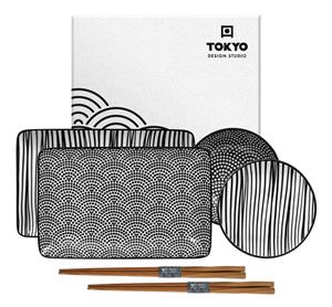 Tokyo Design Studio Nippon Black sushi set 6-delig