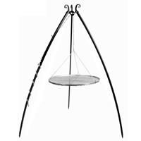 Cook King Schwenkgrill mit Grillrost aus Edelstahl - - 70 cm