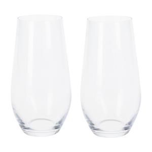 4x Tumbler Grote Waterglazen/drinkglazen - 580 Ml - Luxe Drinkglazen - Kristal Glas - Glazen Voor Frisdrank/water