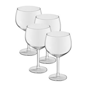 van Well Cocktailglas Gin Tonic, (Set, 4 tlg.), 650 ml, im Geschenkkarton, 4-teilig