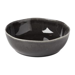Xenos Schaal Toscane - zwart - 22.8 cm