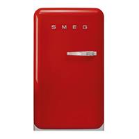 FAB10LRD5 vrijstaande koelkast met vriesvak, linksdraaiend, rood