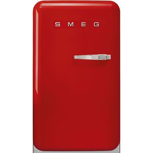 SMEG FAB10LRD5 vrijstaande koelkast met vriesvak, linksdraaiend, rood