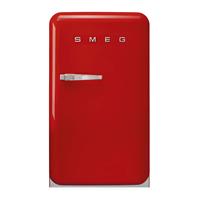 FAB10RRD5 koelkast met vriesvak, rechtsdraaiend, rood