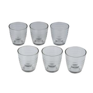 Alpina 6x Drinkglazen Transparant 225 Ml - Sapglazen - Waterglazen 6 Stuks