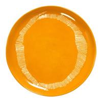 Serax Feast Bord Ø 22,5 cm - Sunny Yellow Swirl