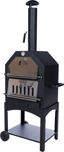 BBGRILL Outdoor Pizza-Backofen Lorenzo Schwarz LOR17 