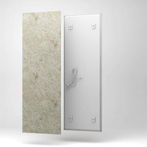 Ecosun CR500 keramisch infrarood paneel beton beige 120x40cm 500W