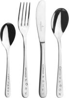 Yomonda Kinderbesteck 4-tlg. 18/10 Edelstahl Kids silber