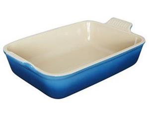 LE CREUSET Aardewerk - Ovenschaal 32cm Caribbean Blue