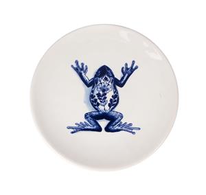 ROYAL DELFT Wunderkammer - Bord 20cm Frog