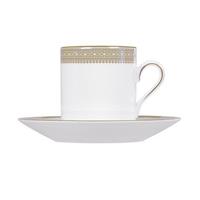 WEDGWOOD Vera Wang Lace Gold - Espresskop&schotel 0,08l