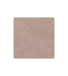 LIND DNA Glass Mat Square - Onderzetter 10cm Hippo Warm Grey