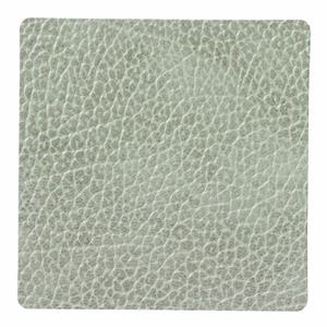 LIND DNA Glass Mat Square - Onderzetter 10cm Hippo Olive Green