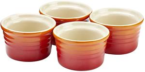 LE CREUSET Aardewerk - Ramekins Set/4 oranje