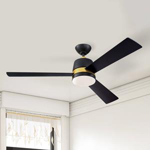 Westinghouse Deckenventilator Tristan Schwarz 132 cm mit Licht