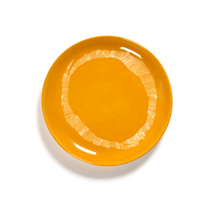 SERAX Feast by Ottolenghi - Bord S 19 x19cm Sunny Yellow Swirl-