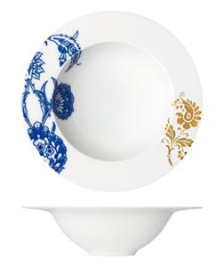 SIEGER Wunderkammer - Pastabord met rand 23cm (goud)