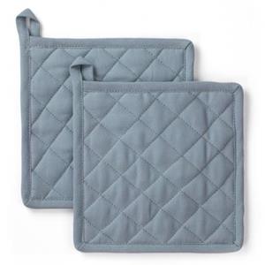 Byrklund Pannenlap - Stay cold - Blauw - Set van 2   - Katoen