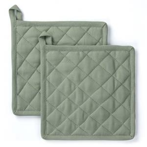 Byrklund Pannenlap - Stay cold - Jade  - Set van 2   - Katoen