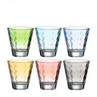 LEONARDO WH Tumblerglas 6stk pastel Optic