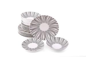 Buccan | 18-delige bordenset Zebra