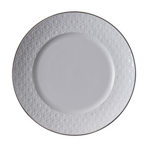 Tokyo Design Studio Wit/Goud Bord Strepen - Nippon White - 23cm
