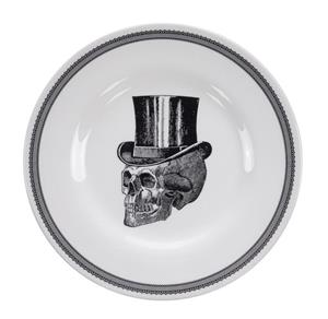 Tokyo Design Studio Zwart/Wit Bord - Skull design - 21 x 2cm