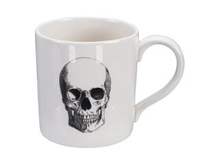 Tokyo Design Studio Zwart/Witte mok - Skull design - 9 x 9,3cm 400ml
