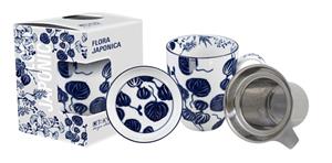 Tokyo Design Studio Blauw/Witte Mokset Ivy - Flora Japonica - 8,5 x 10,2cm 380ml