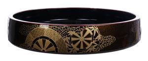 Tokyo Design Studio Zwart/Rood Sushi Oke Kaza - Lacquerware - 46 x 6cm