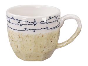 Tokyo Design Studio Geel/Witte Handgemaakte Mok - 8.7 x 8cm 300ml