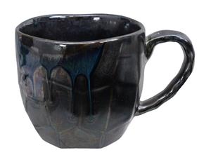 Tokyo Design Studio Zwarte Handgemaakte Mok - 8.5 x 8cm 300ml
