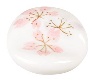 Tokyo Design Studio Wit/Roze Eetstokjes Onderzetter - 5cm