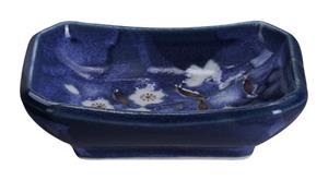 Tokyo Design Studio Blauw/Witte Saus Schotel - Blue Sakura - 8.5x6.5cm