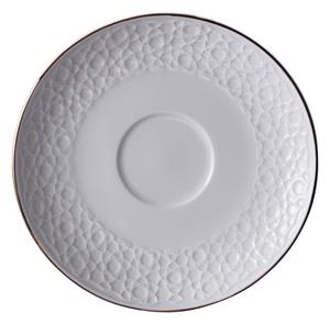 Tokyo Design Studio Wit/Goude Onderzetter voor kopje Strepen - Nippon White - 180ml