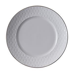 Tokyo Design Studio Wit/Goud Bord Strepen - Nippon White - 16cm