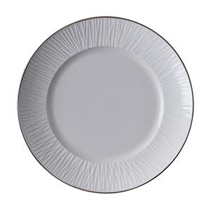Tokyo Design Studio Wit/Goud Bord Lijnen - Nippon White - 16cm