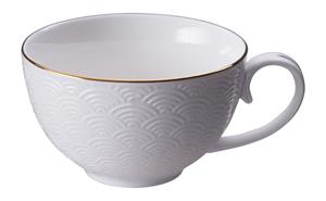 Tokyo Design Studio Wit/Goud Kopje Golven - Nippon White - 250ml