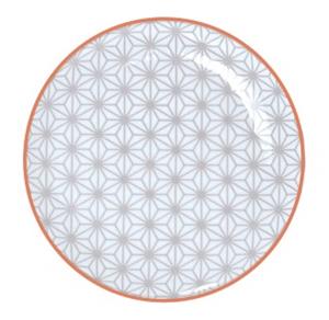 Tokyo Design Studio Star/Wave - Bord - 16x2cm - Grijs/Rood