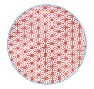 Tokyo Design Studio Star/Wave - Bord - 16x2cm - Rood/L. Blauw