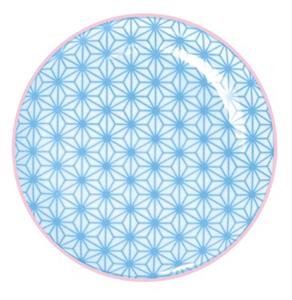 Tokyo Design Studio - Star Wave - Gebaksbord - 16x2cm - Licht Blauw/Roze